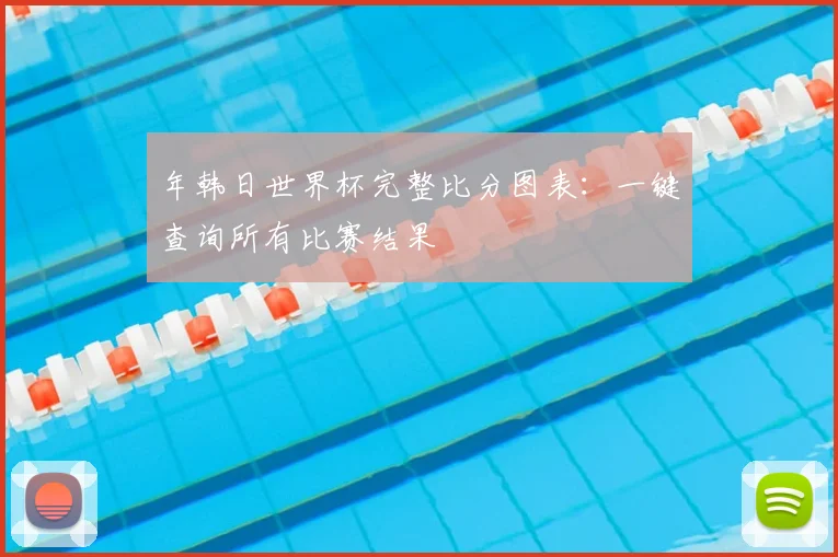 年韩日世界杯完整比分图表:一键查询所有比赛结果